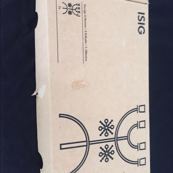 Ikea Isig Black Metal Candelabra - Picture 2 of 3